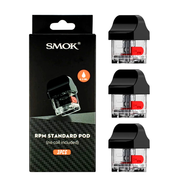 Smok RPM Standard Pod No Coil Included 4.3ml (Pack of 3)