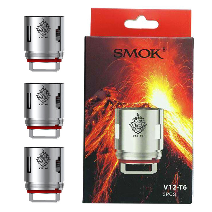 Smok V12 - T6 0.16Ohm Sextuple Coils (Pack of 3)