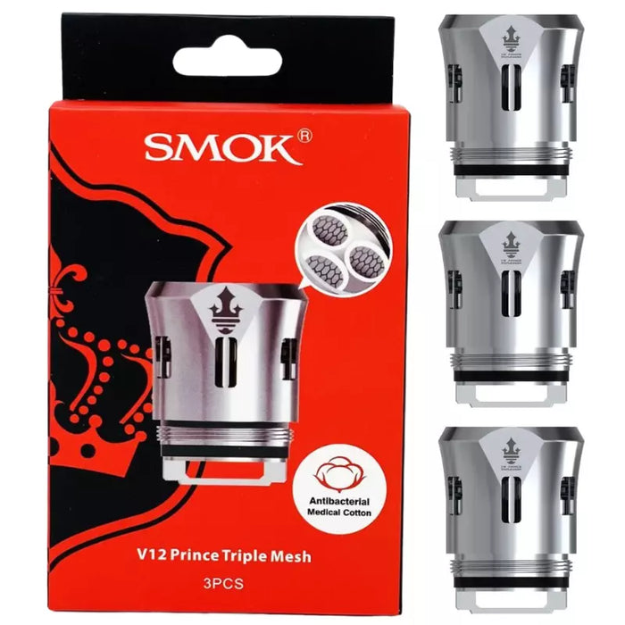 Smok V12 Prince Triple Mesh 0.15 Ohm Triple Coils (Pack of 3)