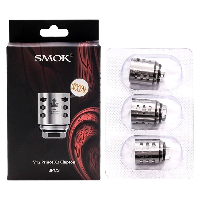 Smok V12 Prince X2 Clapton 0.4 Ohm Dual Coils (Pack of 3)