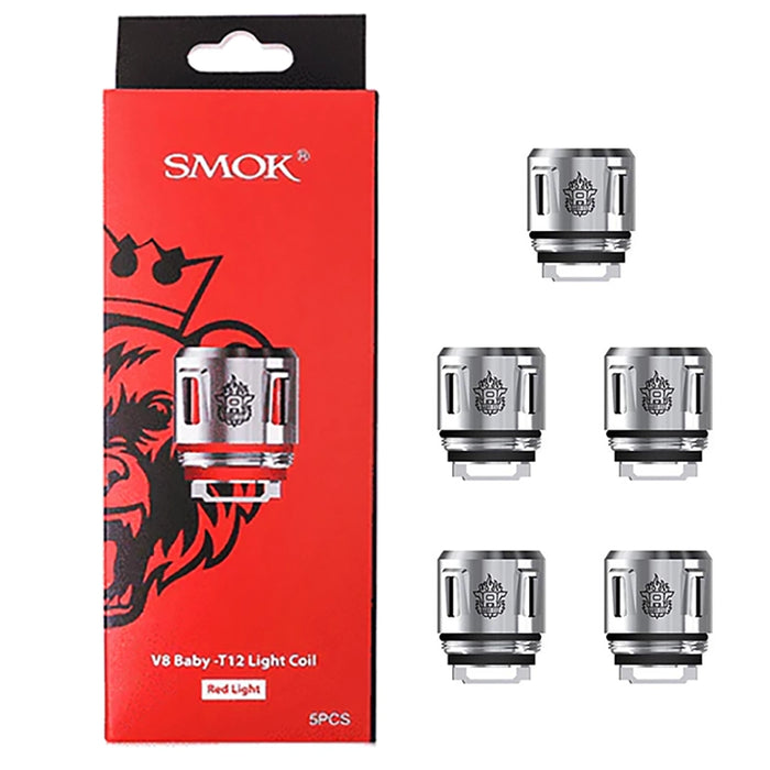 Smok V8 Baby-T12  0.15 Ohm Duodecuple Coils (Packs of 5)