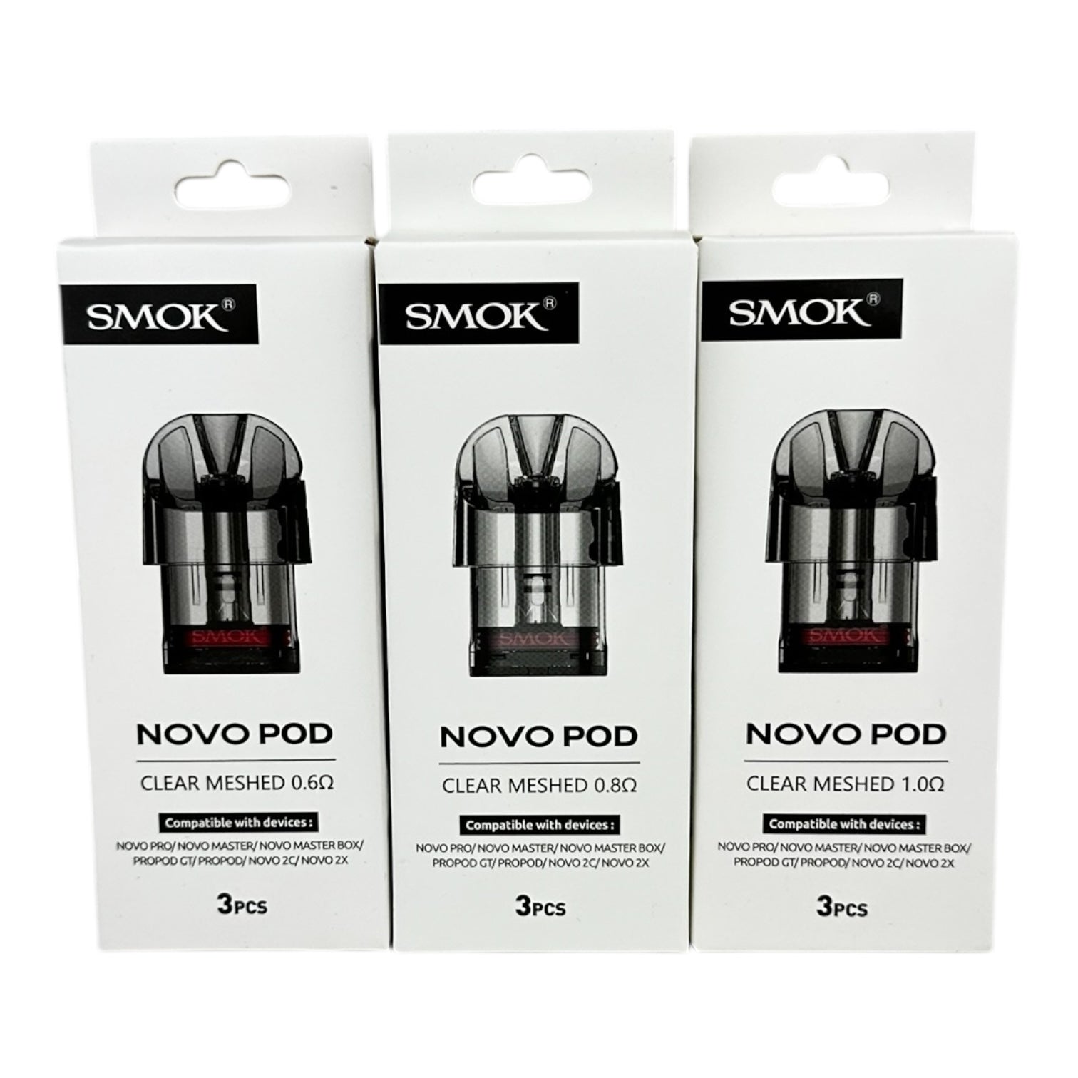 Smok Novo Pod Clear Meshed