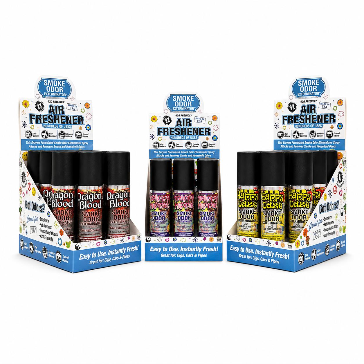 Smoke Odor Exterminator 1.0 Oz  Car Freshener -12pc Display
