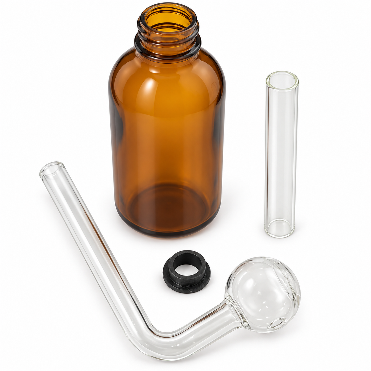 Solid Color 3pc Oil Burner Water Pipe