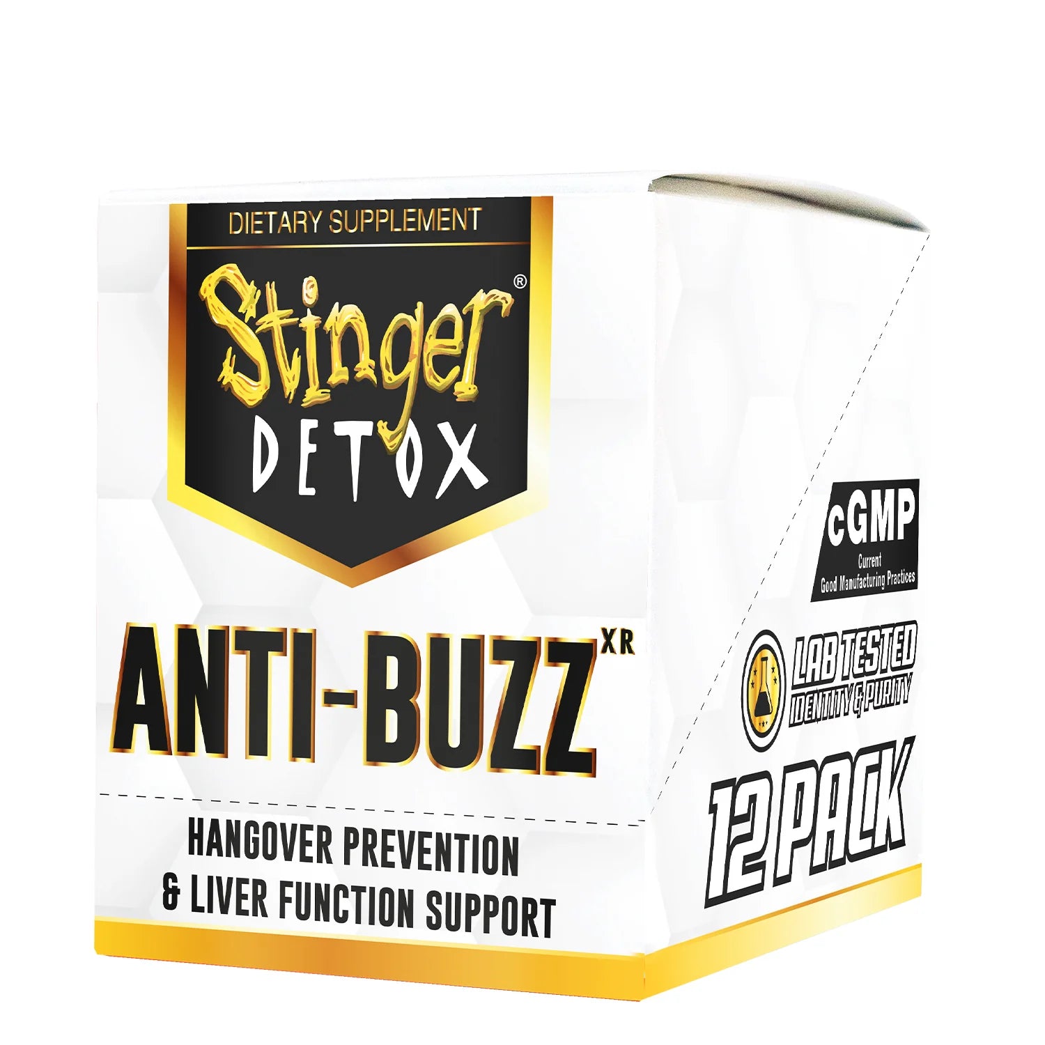 Stinger Anti-Buzz Hangover Prevention & Liver Function Support (2 Capsules / 12 Card Pack)