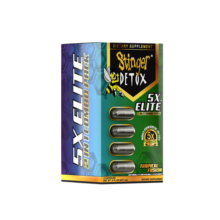Stinger Detox 5X Elite - 2 in 1 Combo Pack