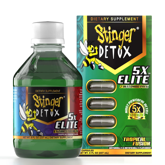 Stinger Detox 5X Elite - 2 in 1 Combo Pack