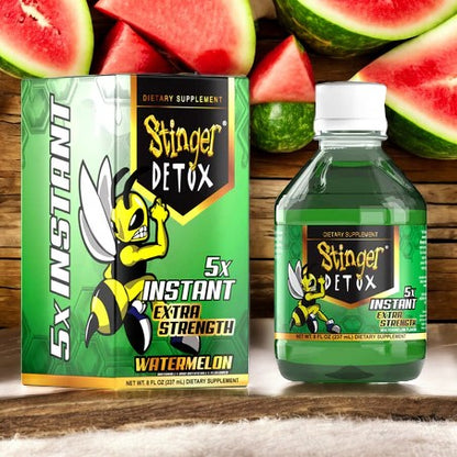Stinger Detox 5X Extra Strength Watermelon 8oz – Same Day Detox Cleanse