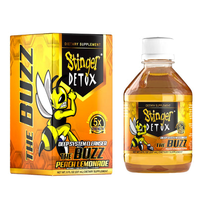 Stinger Detox Buzz  (Deep System Cleanser) 5X Extra Strength Drink 8 FL OZ