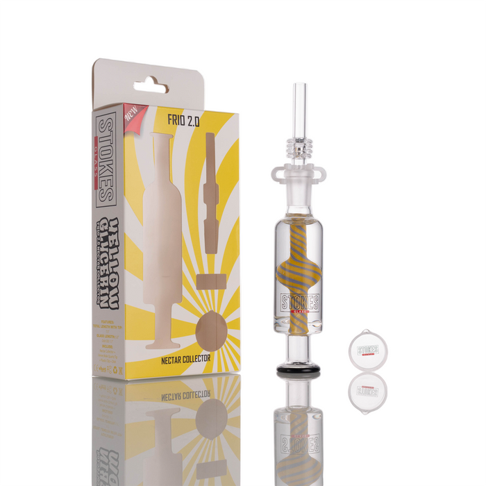 Stokes - Frio 2.0 Nectar Collector - Yellow Glycerin