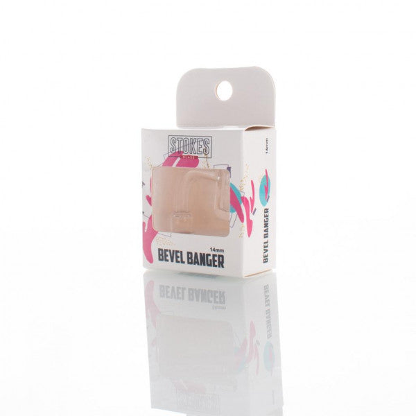 Stokes - Quartz 14mm Bevel Banger - 90° degree