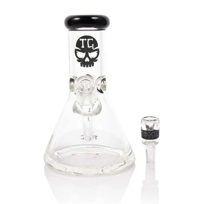 TX26 - 8″ Toxic Mini Beaker Water Pipe  by MK 100 Glass