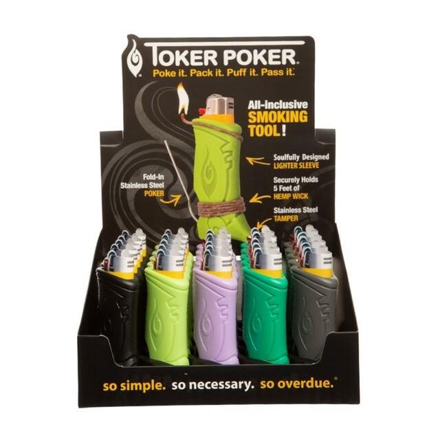 Toker Poker - Lighter Sleeves Display - Soul Speaker (Display of 25)