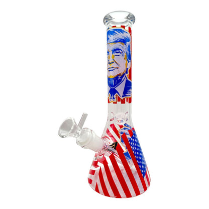 Trump Beaker Glass Water Pipe 