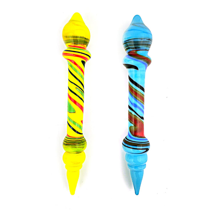 Twisted Glass Dabber - (Assorted Colors)