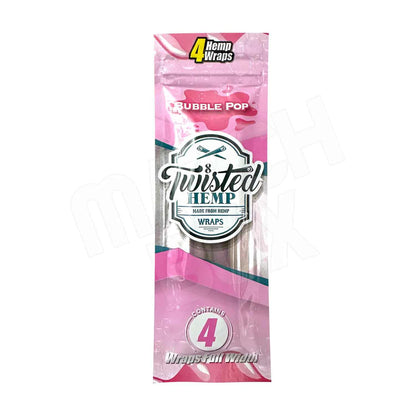 Twisted Hemp Wraps (4 Wraps per Pack / 15 Packs Per Display)