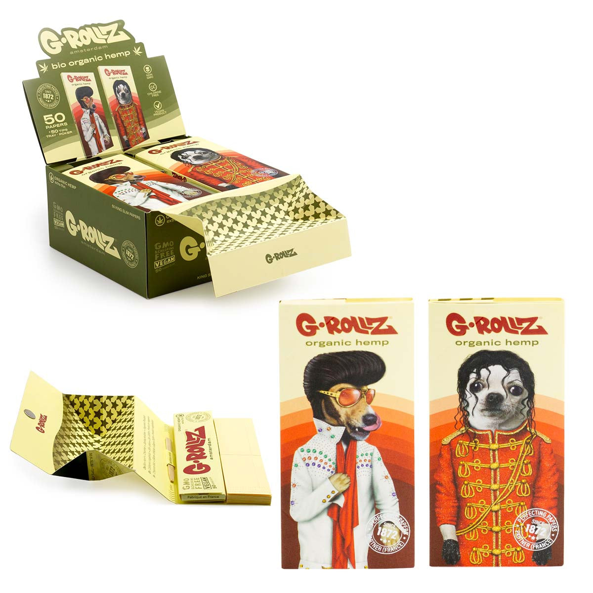 Unbleached King Size Papers