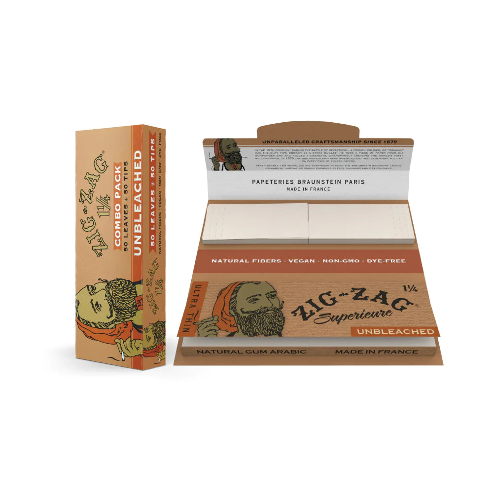 Unbleached Rolling Paper Combo Pack