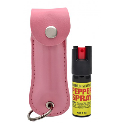 Cheetah Pepper Spray Maximum Strength w/Key-Chain Case Self Defense