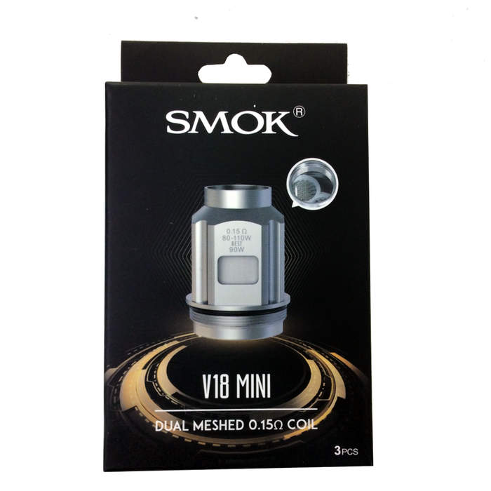 V18 Mini Dual Meshed 0.15 Coil (Pack of 3)