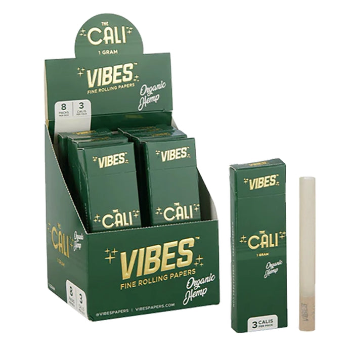 VIBES - The Cali 1 Gram Organic Hemp (3 per pack / 8 per Display)