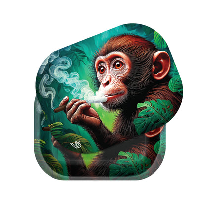 Roll N' Go 3D Small 7" x 5.5"  Metal Rolling Tray w/ Cover