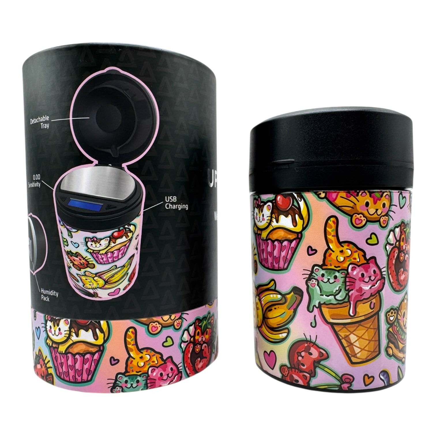 V Syndicate Upscale Container Jar + Scale