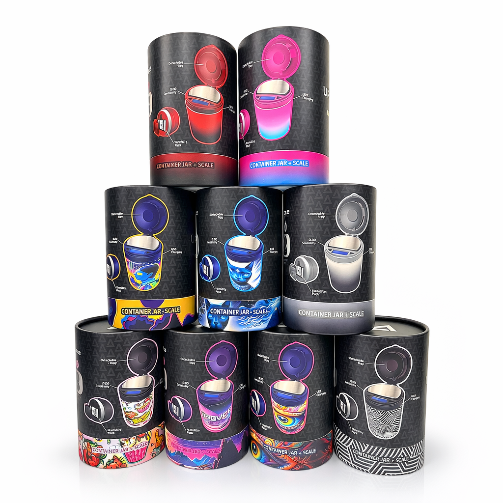 V Syndicate Upscale Container Jar + Scale