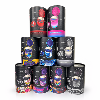 V Syndicate Upscale Container Jar + Scale