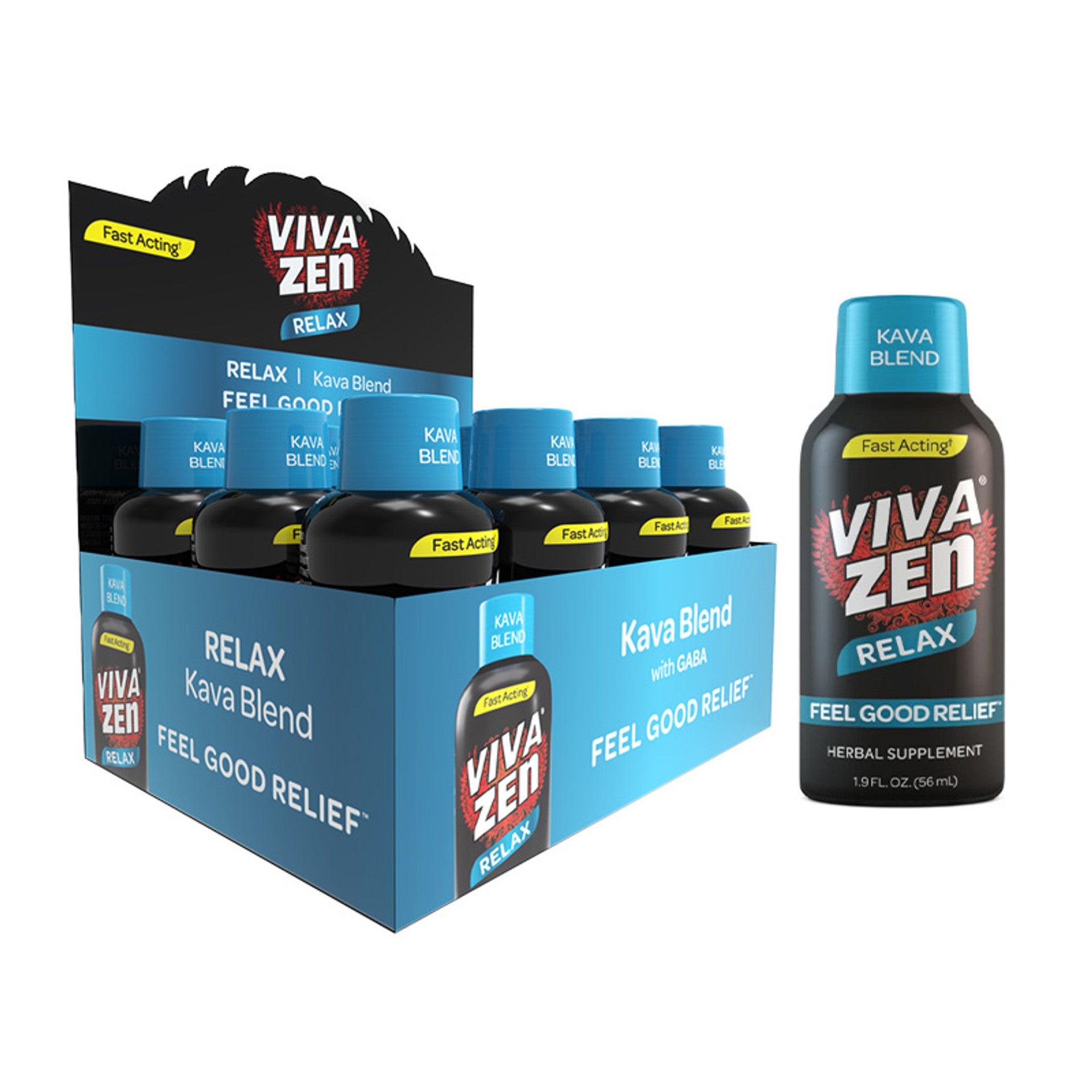 Viva Zen Relax Kava Blend Extract Shot