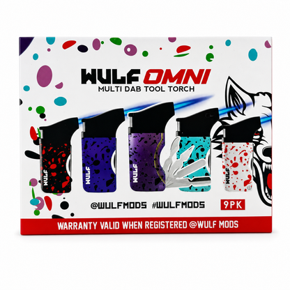 WULF Omni Multi Dab Tool Torch 9Pc Display