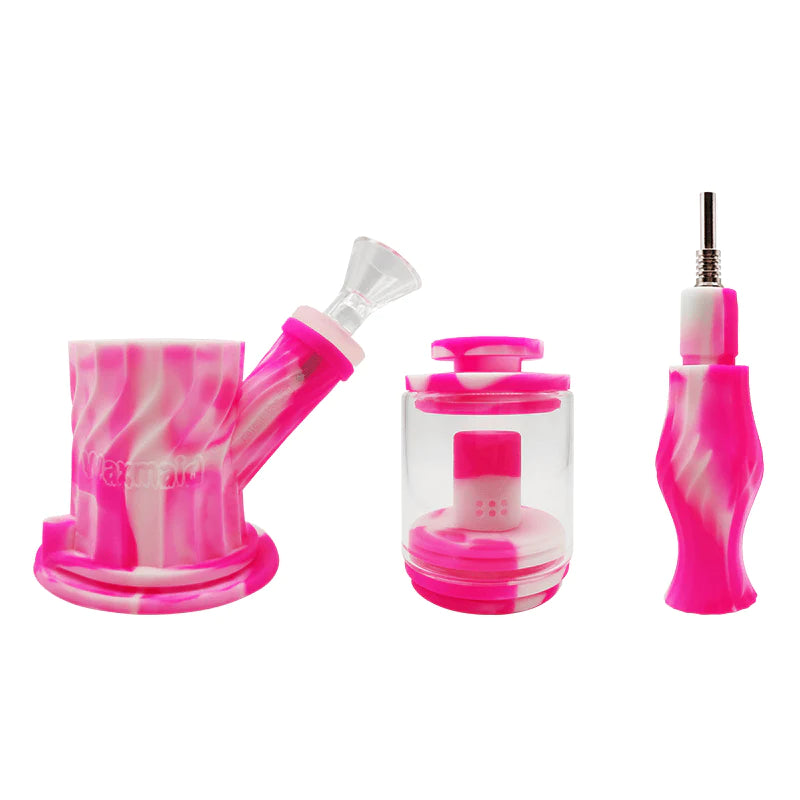 9.5" Cylinder Nectar Collector Silicone Water Pipe