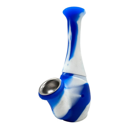 Waxmaid 6″ Silicone Straight Neck Water Pipe (Assorted Colors)