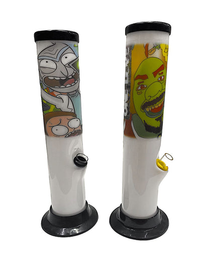 Acrylic Water Pipe Mix Characters Pull Up 10" x 2"