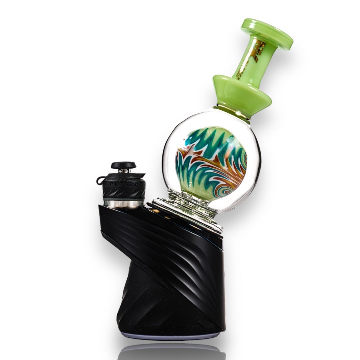 Wigwag sphere glass bubbler