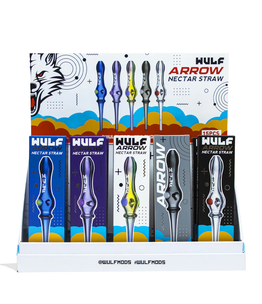 Wulf Arrow Nectar Straw (15pc Display)
