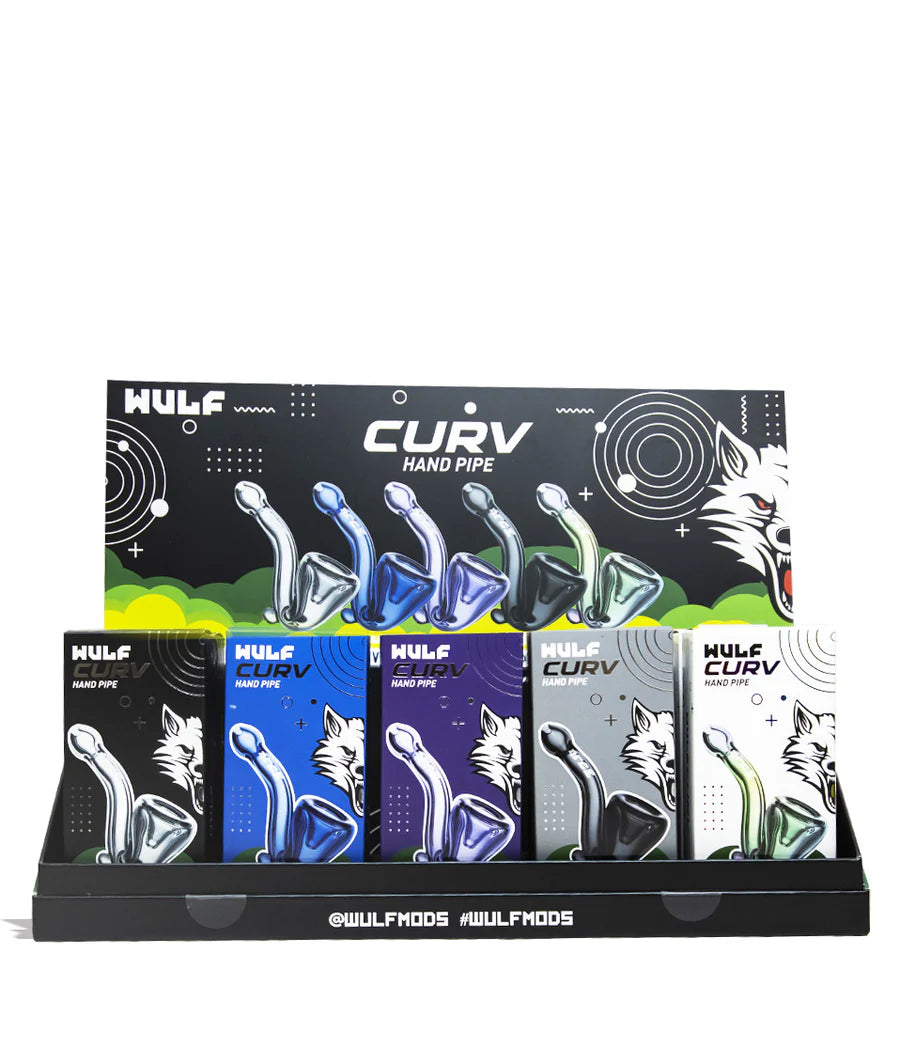 Wulf Curve Hand Pipe 15pcs/Dis