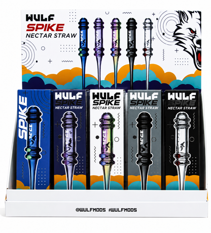 Wulf Spike Nectar Straw (15pc Display)