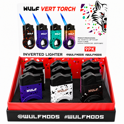 Wulf Vert Inverted Jet Torch - 9pc Display