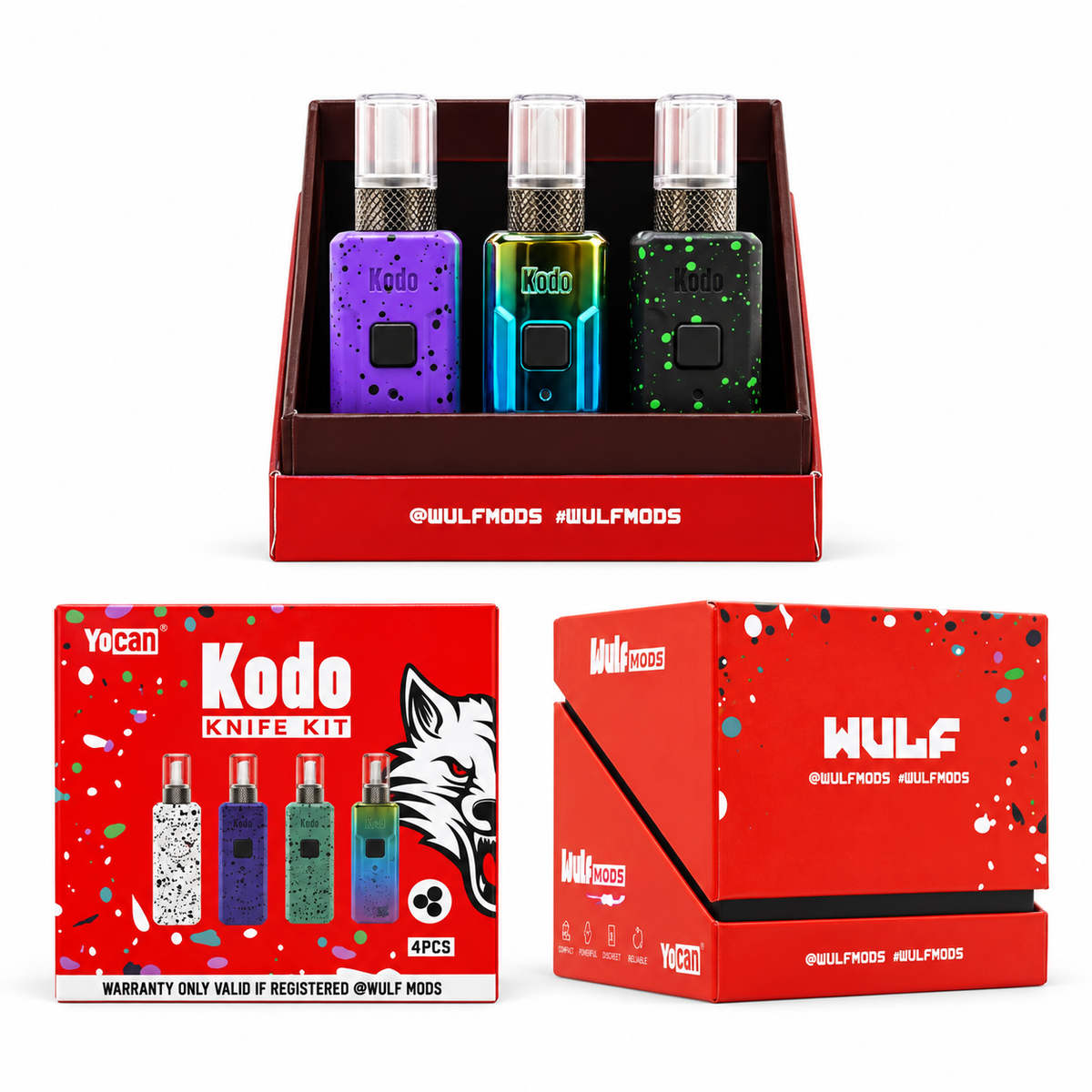 Wulf by Yocan Kodo Knife Kit - 9pcs/Display