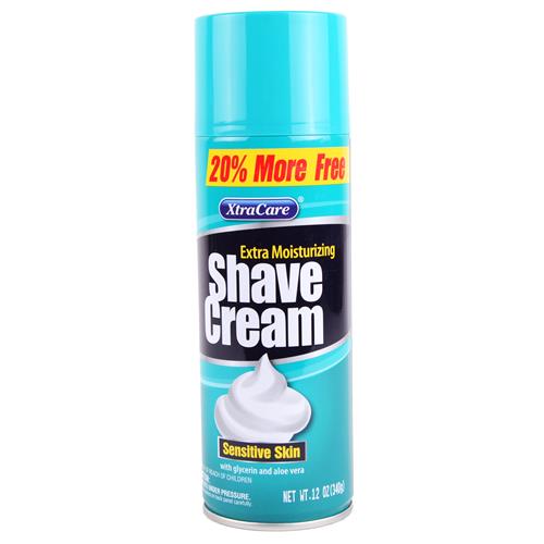 Xtra Care Shave Cream Sensitive Skin 12oz Safe Can