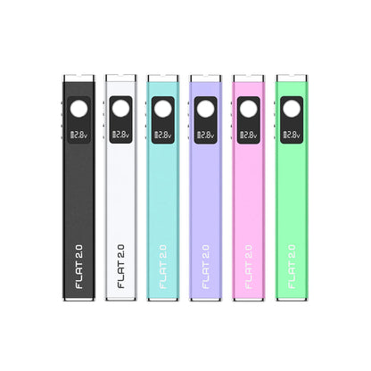 Yocan Flat 2.0 650mah Adjustable Voltage 510 Battery 12pc/Dis