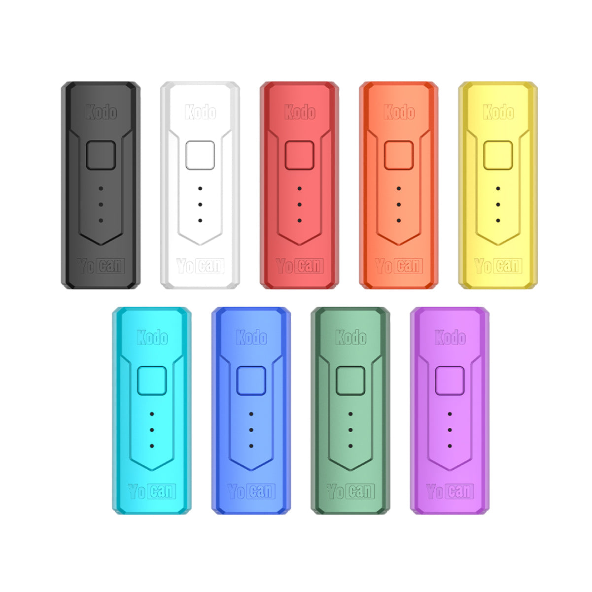 Yocan Kodo New Colors 510 Box Mod Portable Battery 400mAh - 20pc Display