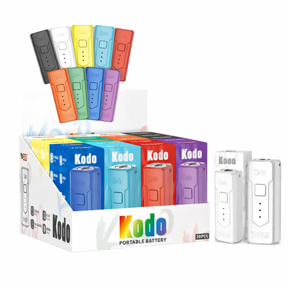 Yocan Kodo New Colors 510 Box Mod Portable Battery 400mAh - 20pc Display