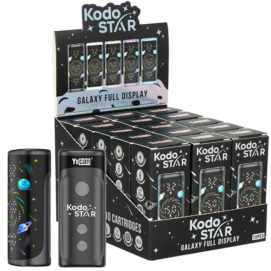 Yocan Kodo Star 510 Box Mod Portable Battery 400mAh - 15pc Display