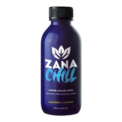 Zana Chill + Kava Lemonade Liquid Shots  2.0floz / 60ml- 12pcs/Display | 8Dis/Case