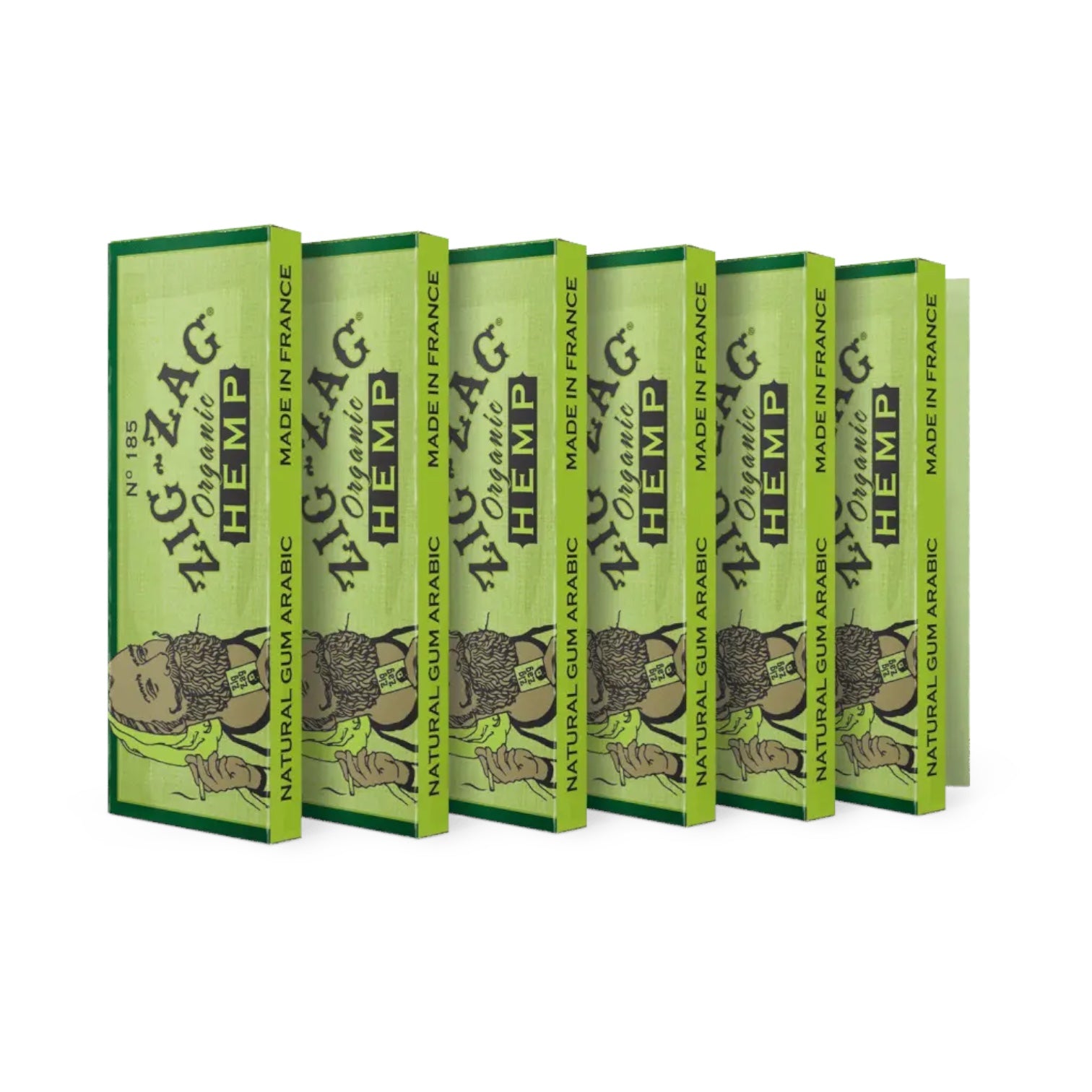 Zig-Zag Organic Hemp 1 1/4 Size Paper - 24ct./Display