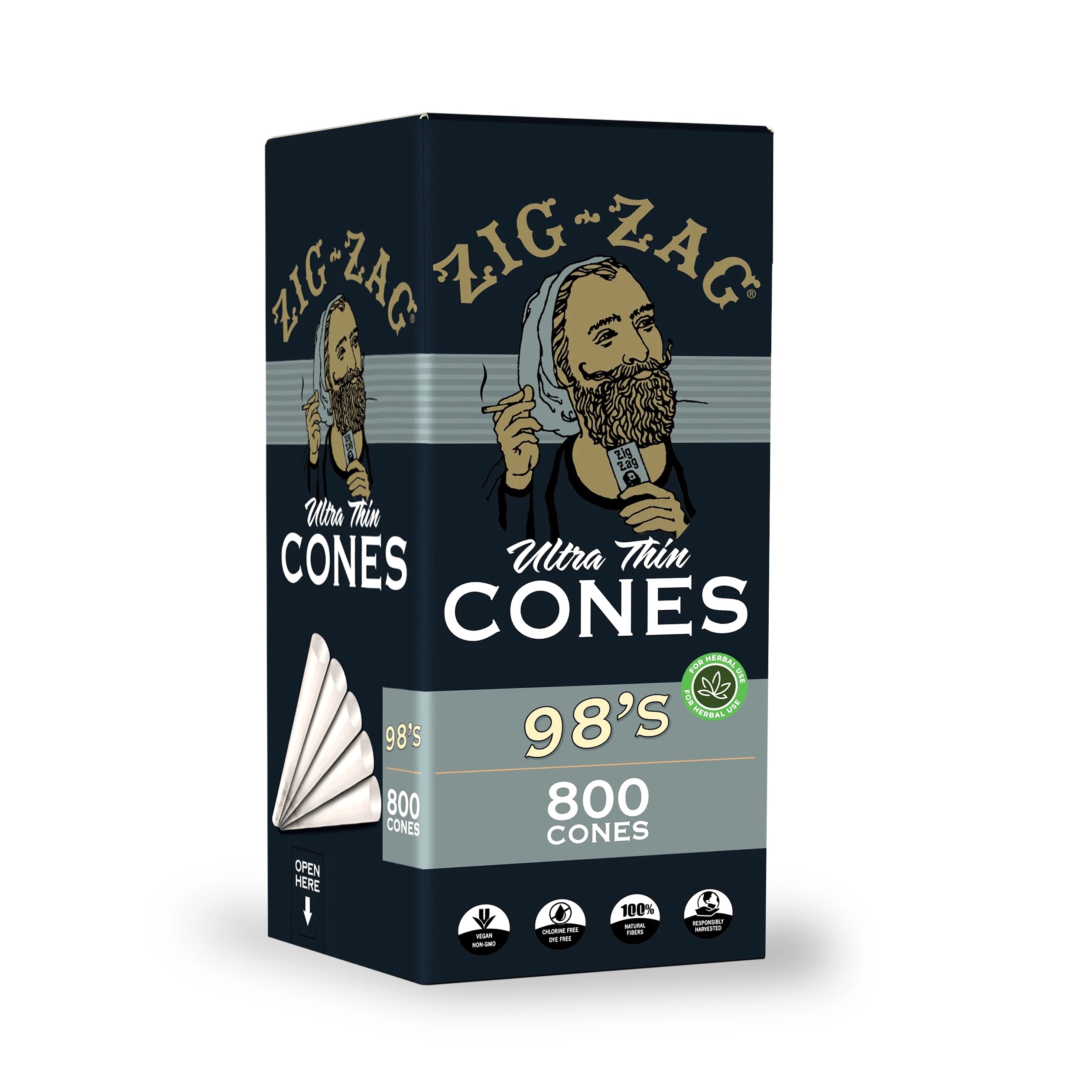  Zig Zag Ultra Thin Cones