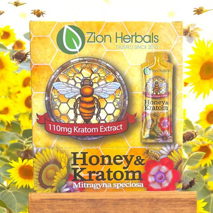 Zion Herbals Honey &  (110mg Extract / Display of 12ct)