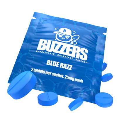 "Buzzers" 25mg - 2ct Sachet 15pk/Dis I 30 Display